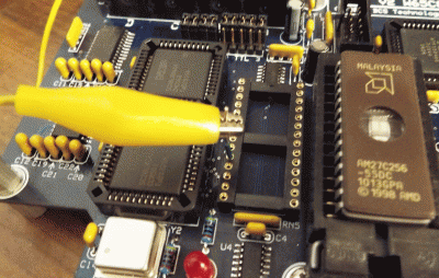 Logic Probe Connected into Expansion Socket