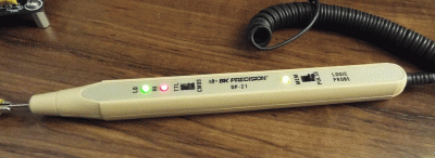 Logic Probe Showing System Activity