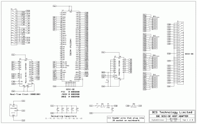 SCSI-SE HBA Schematic