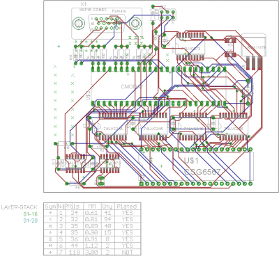 Board layout FAL6567