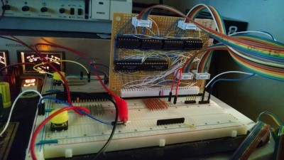 Testing the address control card, all by itself.