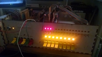 Front panel energized