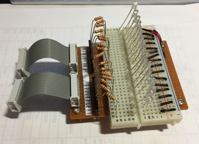 VIA output breakout breadboard