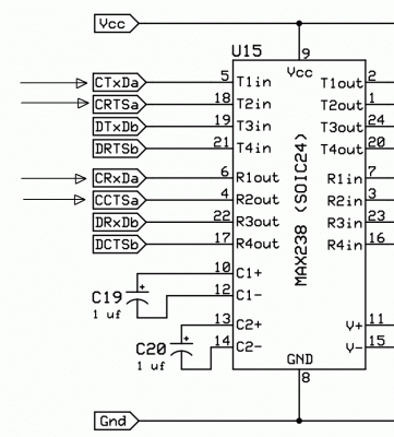 MAX-238 Channels A &amp; B