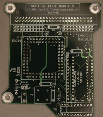 SCSI-SE Host Adapter Bare PCB