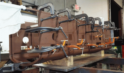 Side Panels Attached to Skeleton