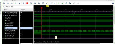 Logic analyzer trace