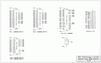 POC V2 Schematic: RAM, ROM &amp; I/O