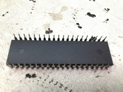 Underside of chip, no markings of any kind