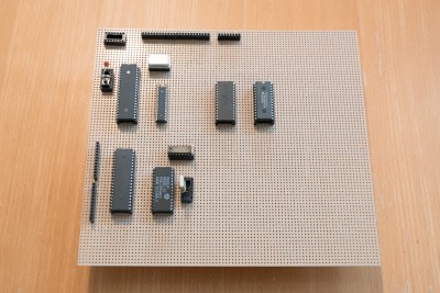 Photo of the top of the board