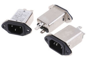 AC socket with integrated filter